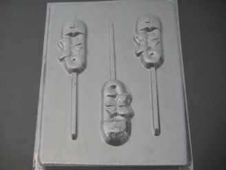 4090 Diaper Pin Baby Chocolate or Hard Candy Lollipop Mold